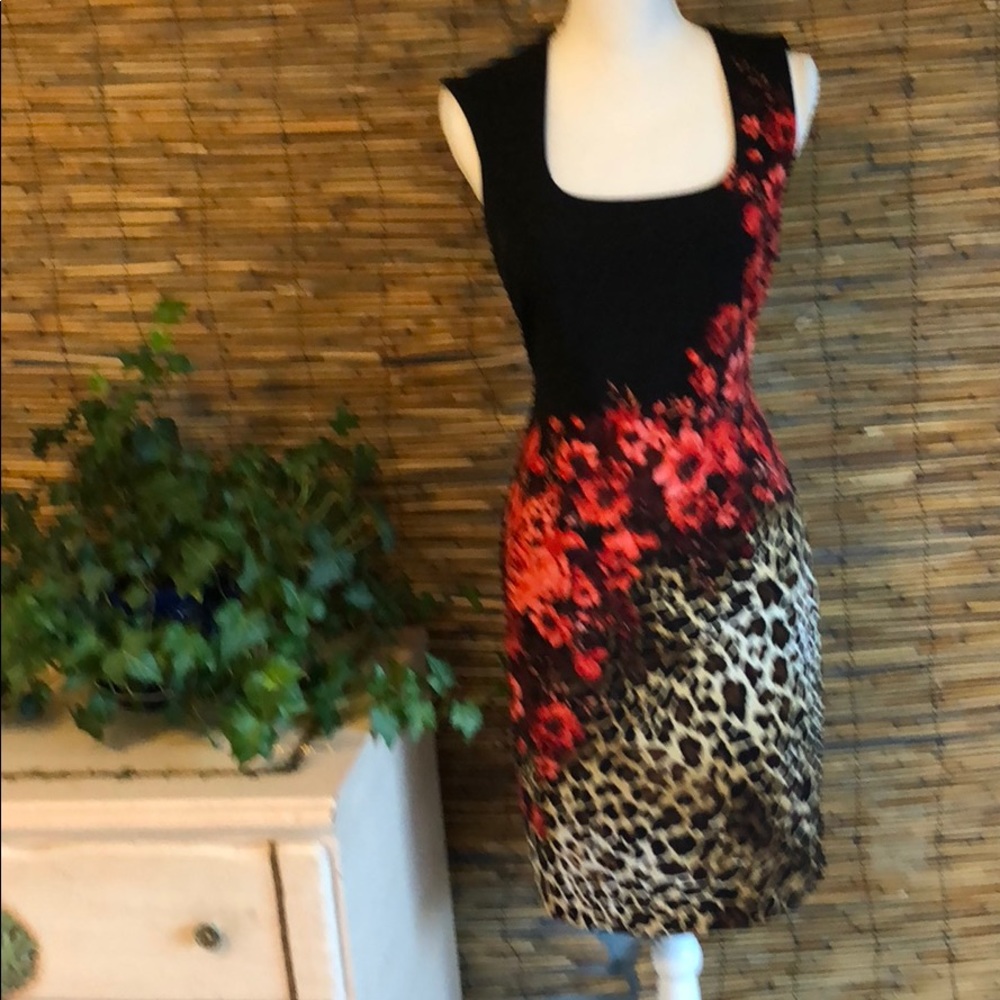 Cute square neck knit dress.
